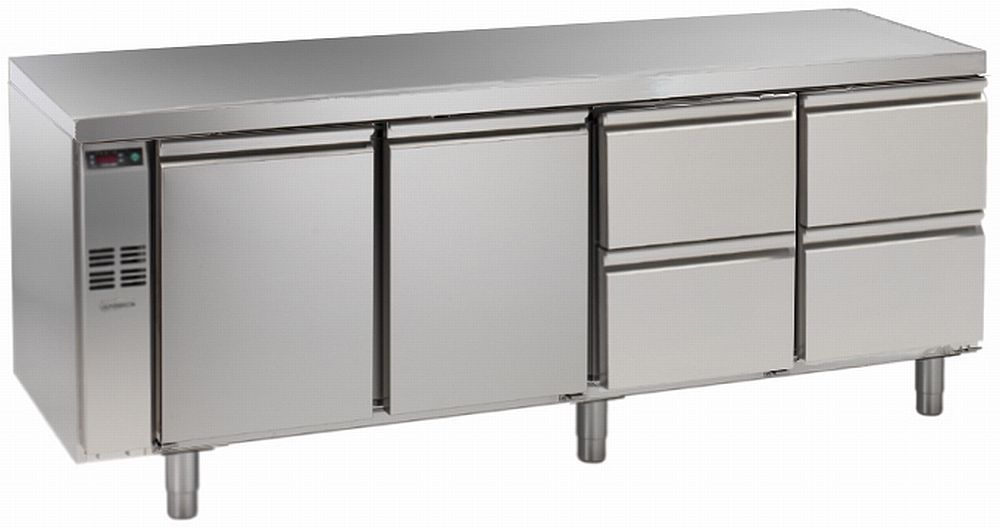 Bild 1: Nordcap Kühltisch, 4 Abteile CLO 4-7031 APL-AK